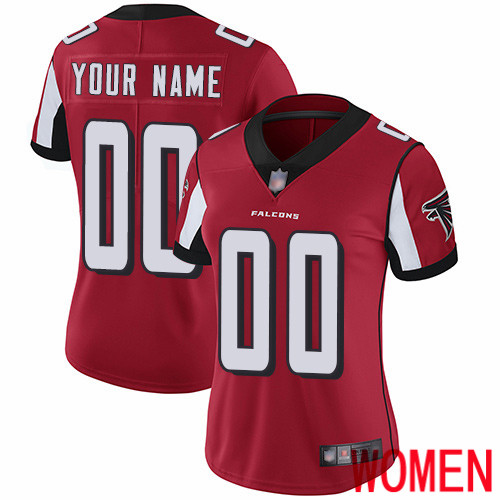 Limited Red Women Home Jersey NFL Customized Football Atlanta Falcons Vapor Untouchable->customized nfl jersey->Custom Jersey